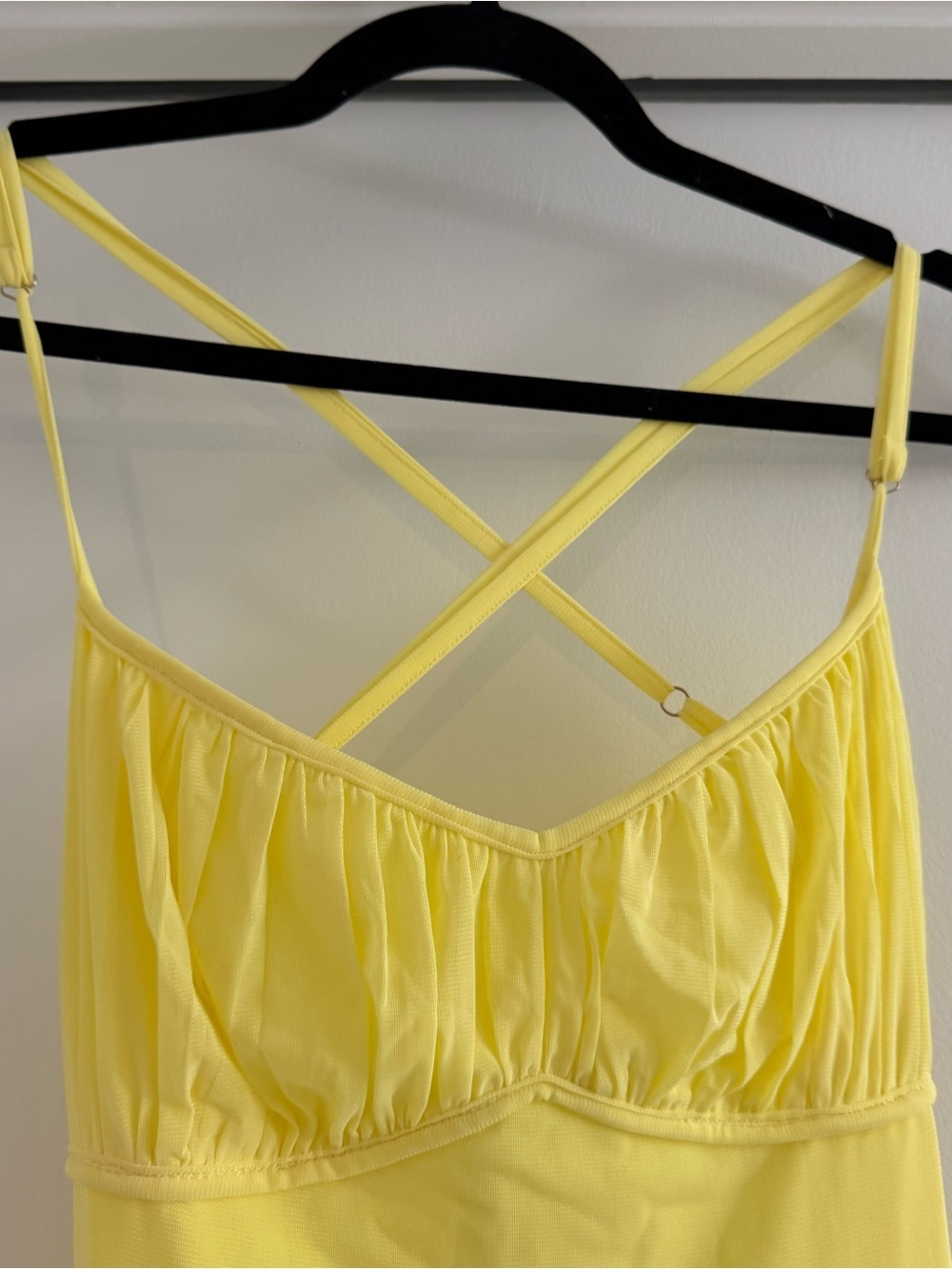 Beginning Boutique Elysium Yellow Open Back Maxi Dress Sz 12 Summer Wedding - Picture 9 of 14